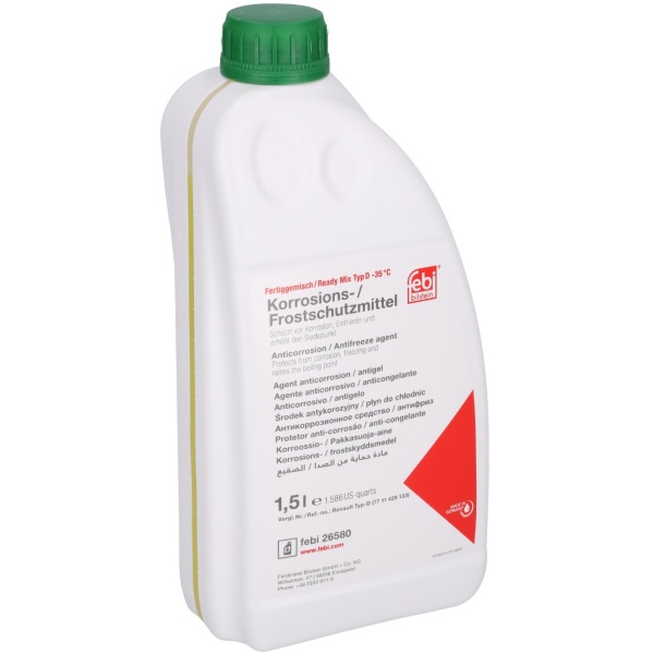 Antigel Preparat Febi Tip D Verde -35°C 1.5L 26580